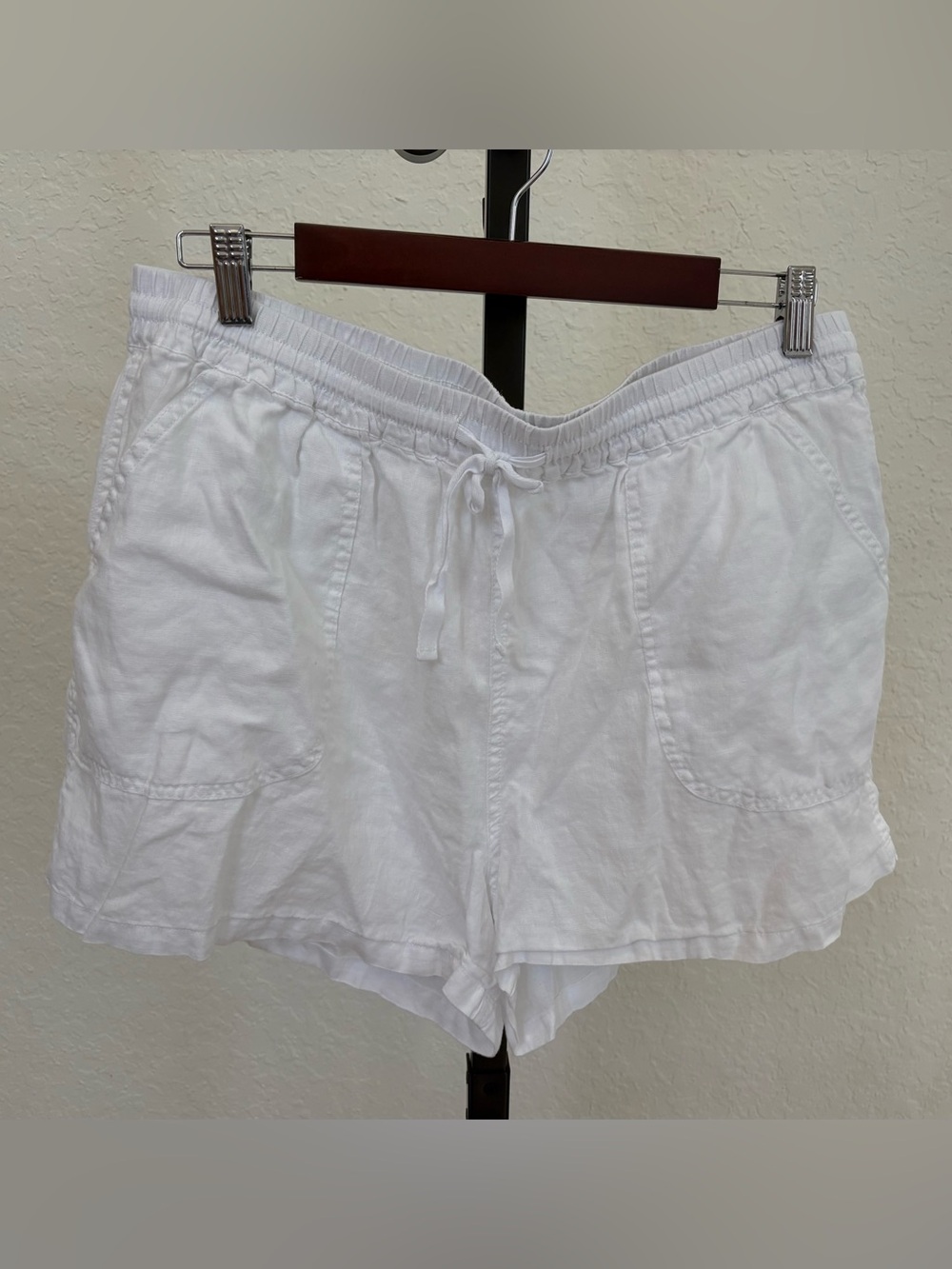 Quince Linen Shorts XL White